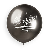 19" Latex Balloon Congrats Latex balloons 3Ct