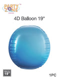4D Balloon Light Blue 19"