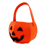 Halloween Pumpkin Felt Bag 15x22cm