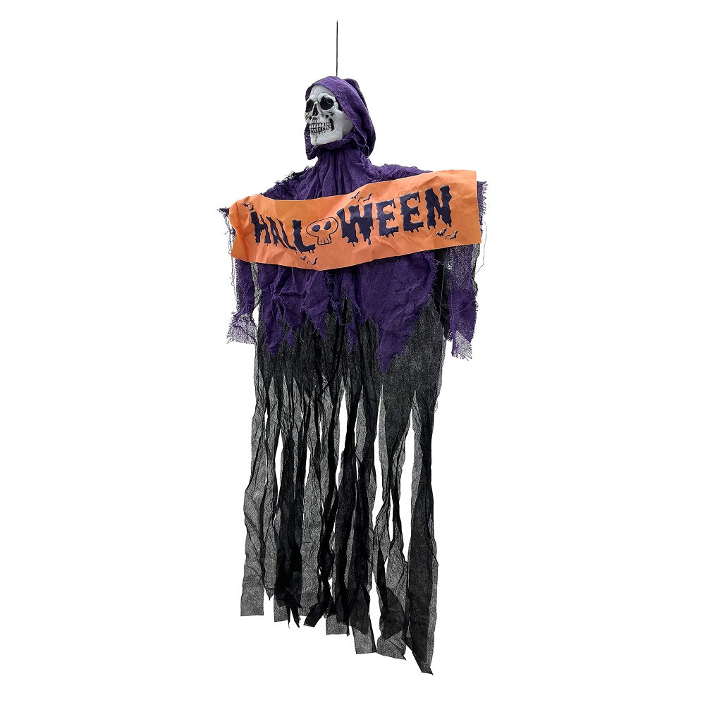 Halloween Hanging Reaper with Lights 55x12x120cm