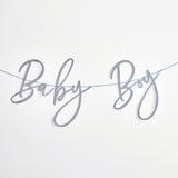Blue 'Baby Boy' Banner 2m