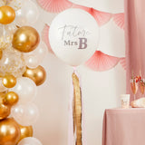 Future Mrs Jumbo 18" Balloon With Tassels & 9 Sticker Sheets