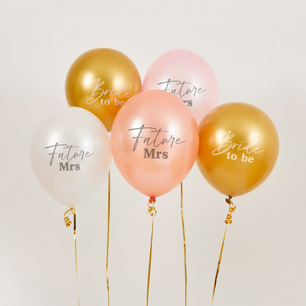 Bride to Be Latex 12" Balloons 5/Pack
