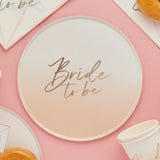 Bride to Be Paper Plates 8/Pack