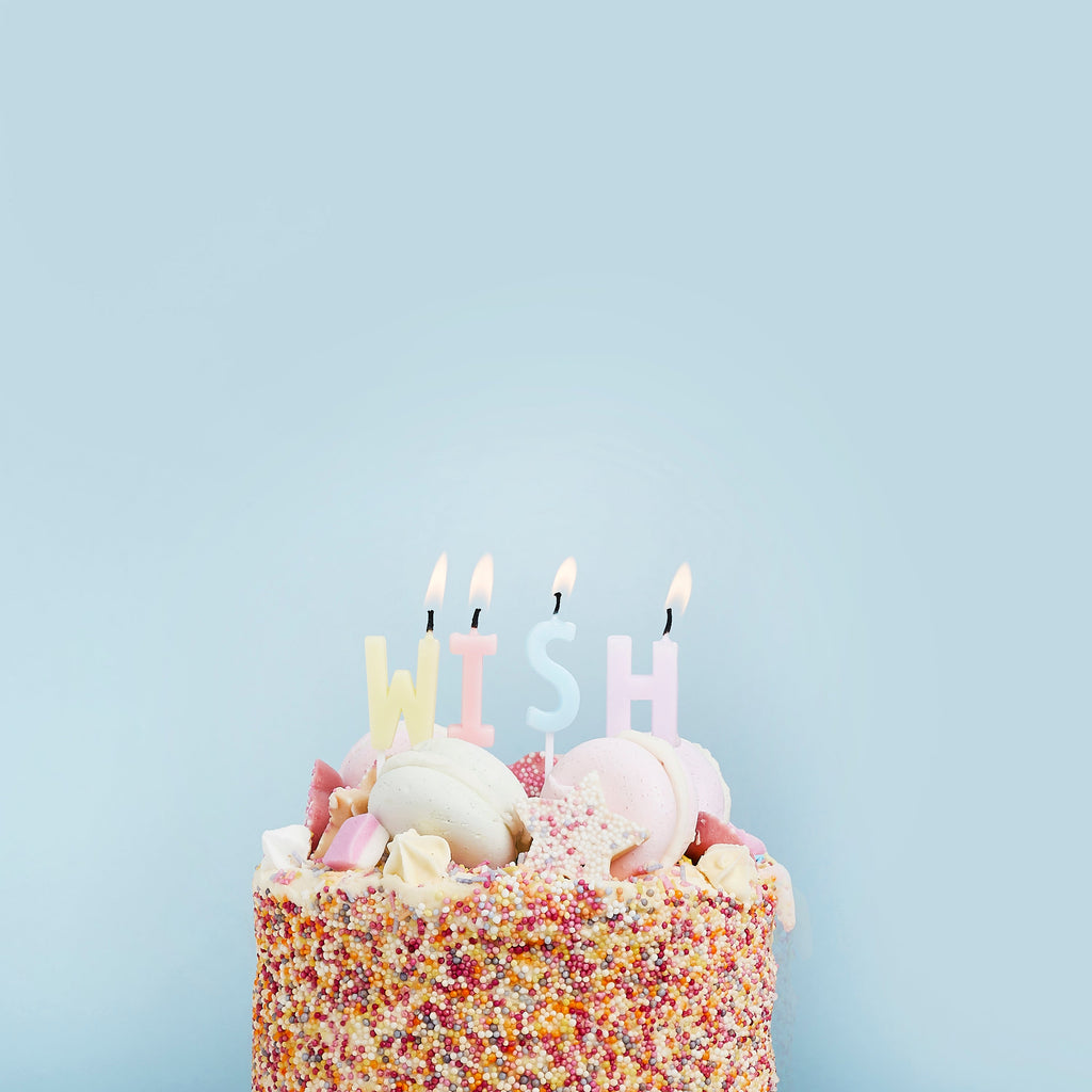 Pastel 'Wish' Candles