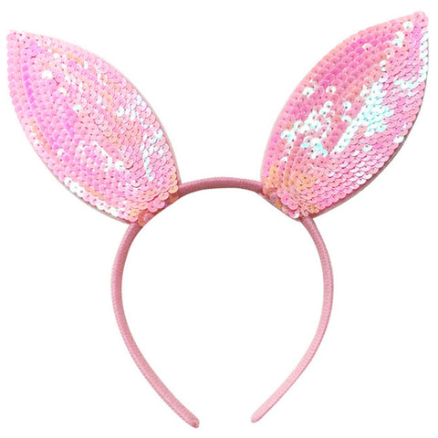 Easter Bunny Headband with Sequins