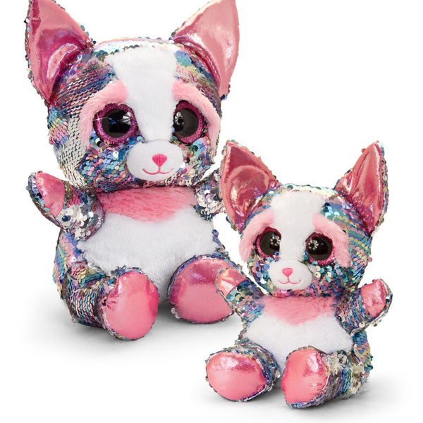 Glitter Motsu With Heart 4 Asstd 20cm