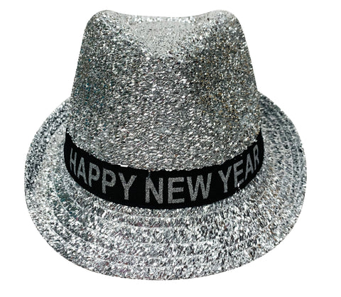 Tinsel Top Hat Silver