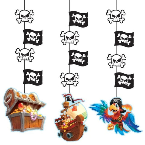 Pirate Treasure Hanging Cut Outs
