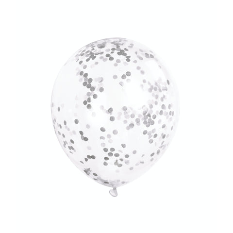 Clear Balloons With Confetti