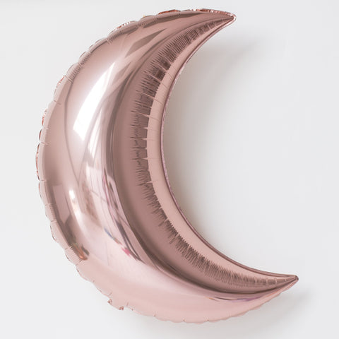 Crescent Moon Foil Rose Gold 35in 1pc