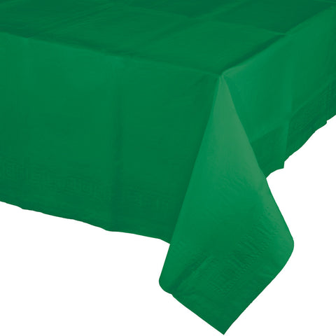 Touch Of Color Plastic Table Cover Emarald Green 