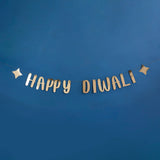 Gold 'Happy Diwali' Banner 2M