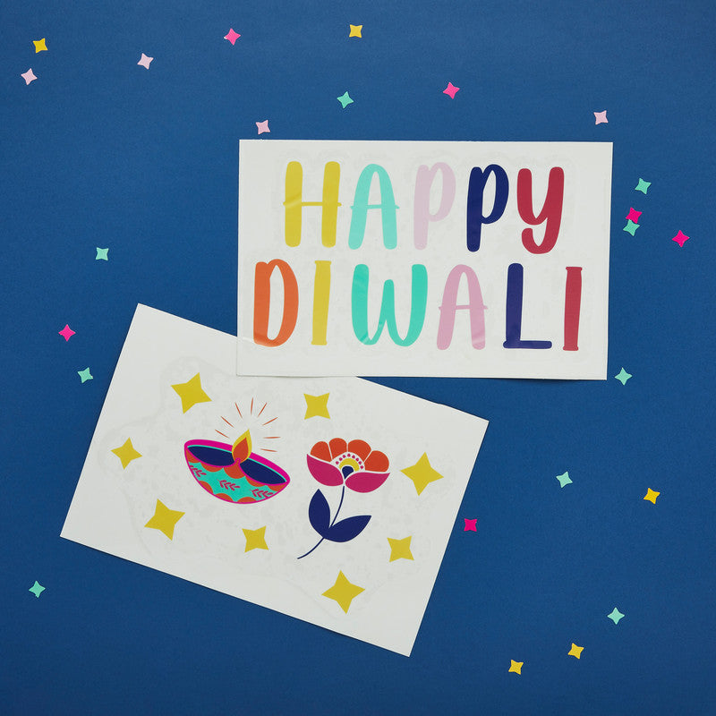 Diwali Window Stickers 2/Pack