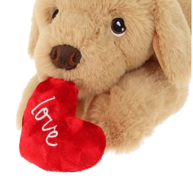 30cm Keeleco Labrador with Heart