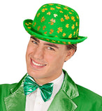 Velvet St. Patrick's Day Shamrock Bowler Hat