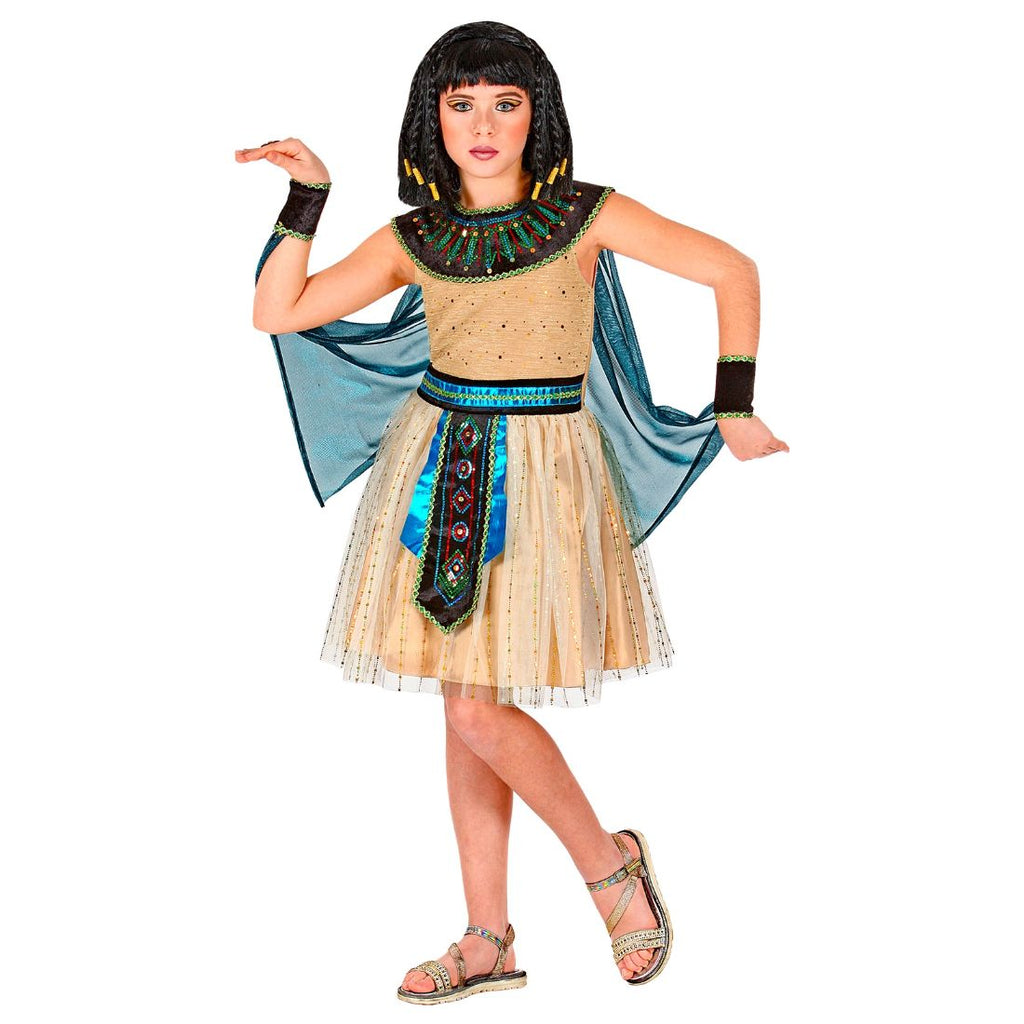 Egyptian Queen Dress With Bracelets And Cape G Costume
