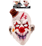 Widmann Killer Clown Full Head Mask With Mini Hat - Men 16y+ Multicolor