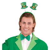 St. Patrick'S Day Set Glitter Mini Top Hats Head Bopper & Bow Tie