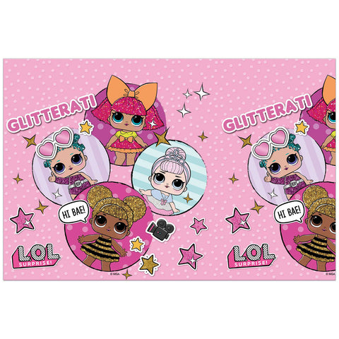 LOL Plastic Tablecover 120x180cm 1Ct