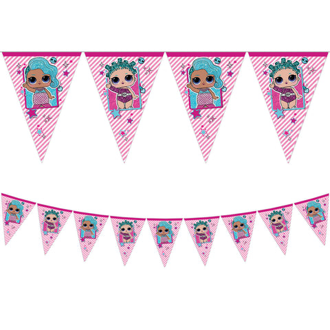 LOL Triangle Flag Banner (9 flags) 1Ct