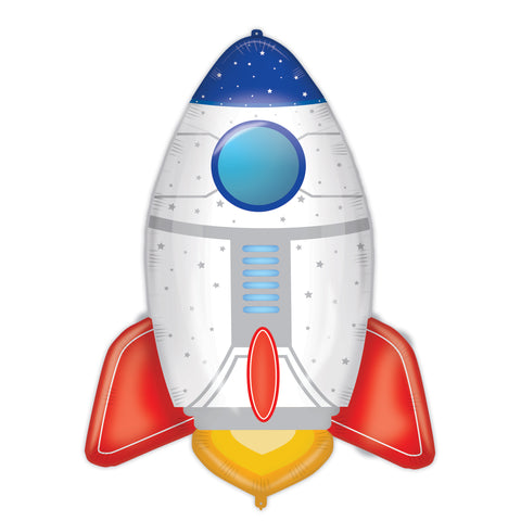 Rocket Space Super-Shaped Foil Balloon