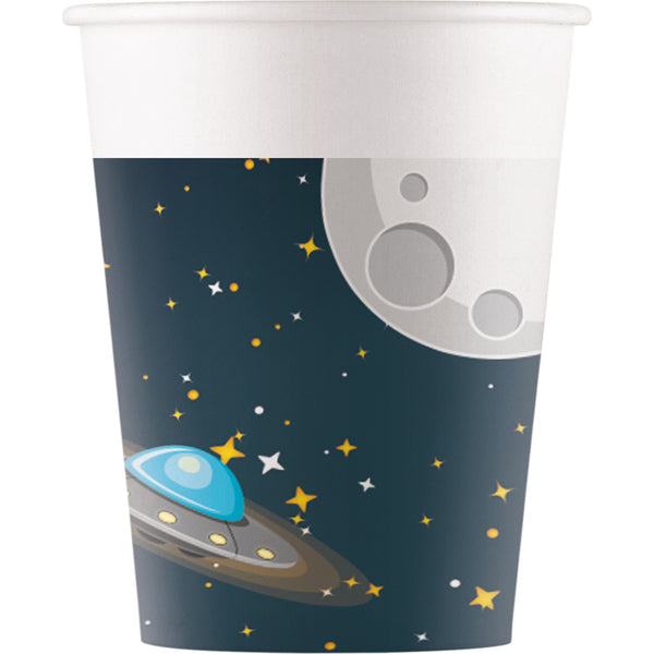 Rocket Space FSC Paper Cups 200ml 8Ct