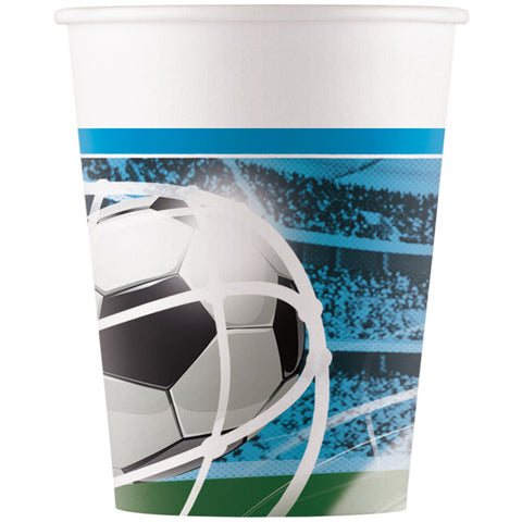 Soccer Fans FSC Paper Cups 200ml 8Ct