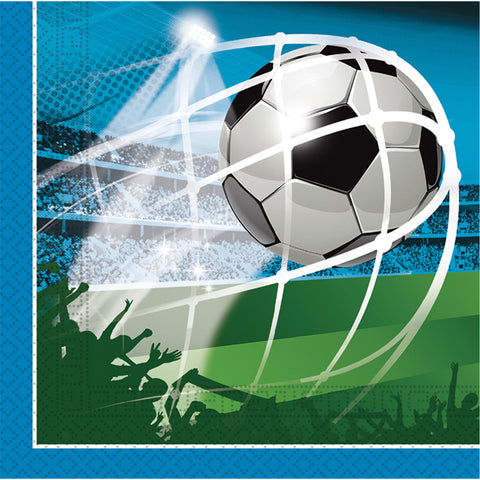 Soccer Fans FSC Two-Ply Paper Napkins 33x33cm 20Ct