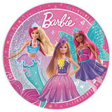 Barbie Paper Plates 23cm FSC 8Ct