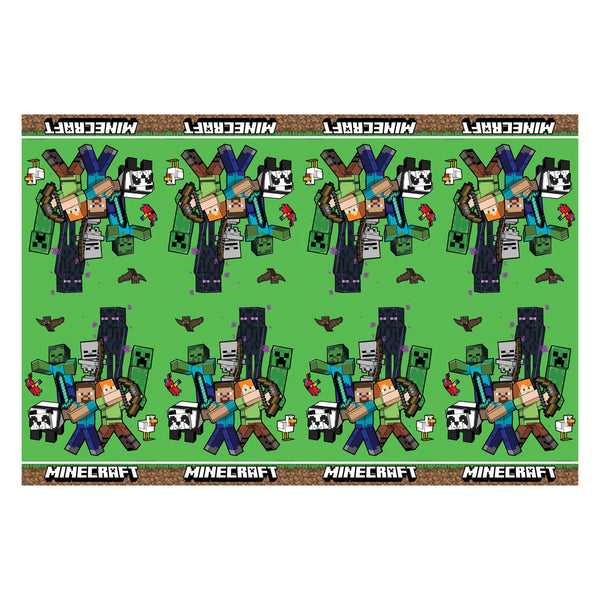 Minecraft Plastic Tablecover 120x180cm 1Ct