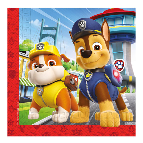 Paw Patrol FSC Two-Ply Paper Napkins 33x33cm 20Ct