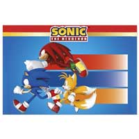 Sonic Plastic Tablecover 120x180cm 1Ct