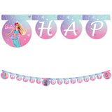 Barbie "Happy Birthday" Die-Cut Banner FSC 1Ct