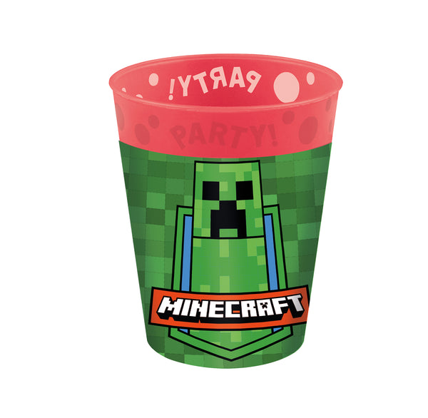 Minecraft Party Reusable Cups 250ml 4Ct