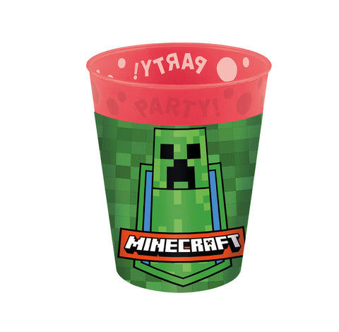 Minecraft Party Reusable Cups 250ml 4Ct