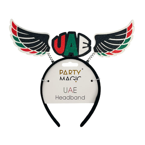 UAE Flag Headband | Elastic National Day Hair Accessory for Women, Men & Kids | Perfect for School Events & Celebrations