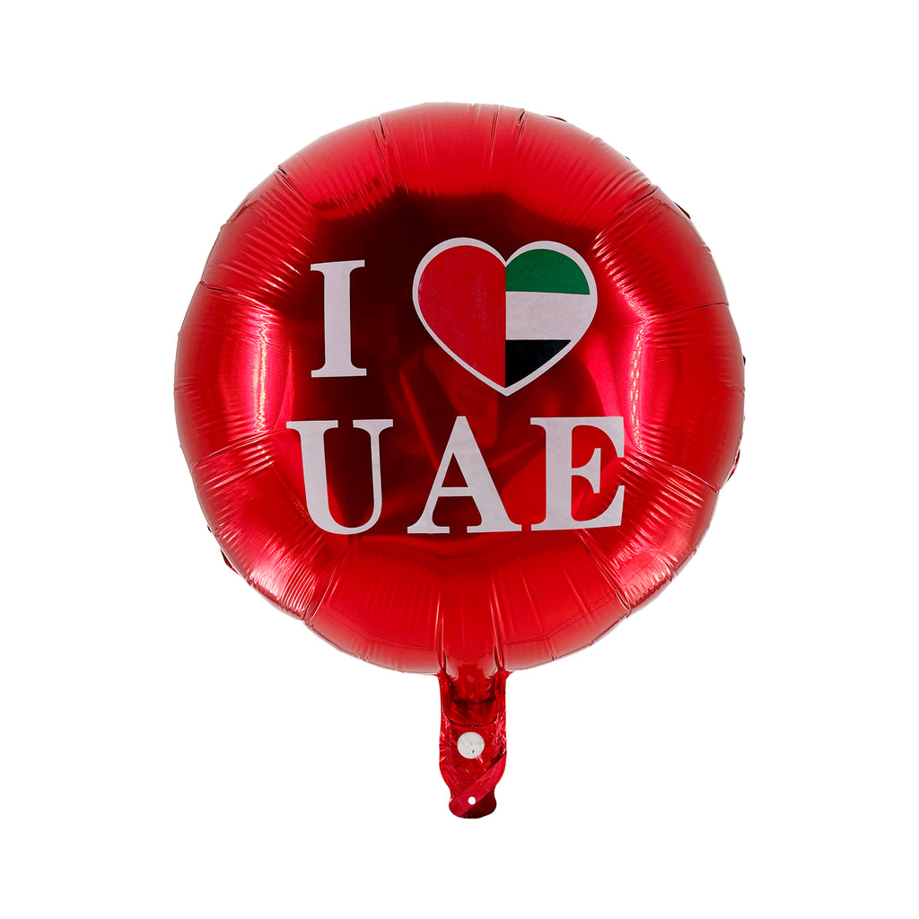 I LOVE UAE Foil Balloons 14'' 5Pcs/Pk