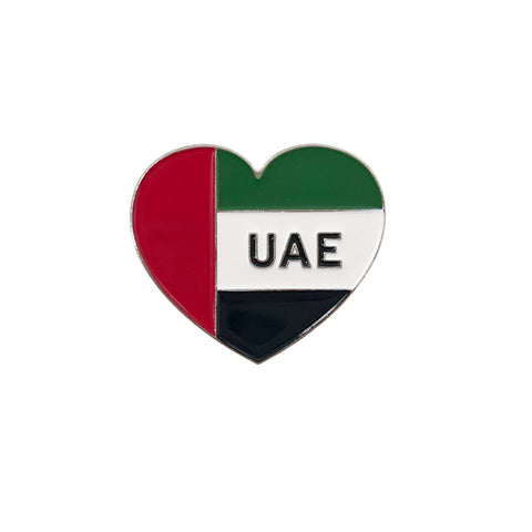 UAE Flag Magnet Pins 2 Pack – National Day Magnetic Badge for Men, Women & Kids, Patriotic UAE Flag Accessory for Events, Parades & Celebrations (3 x 2.7cm)