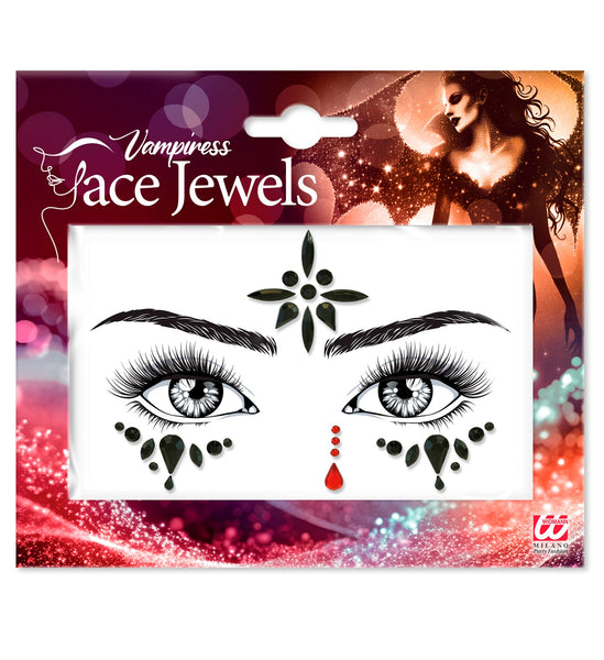 WIDMANN Face Jewels Vampiress halloween makeup accessory UAE