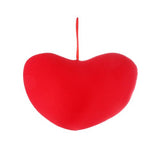 Valentine 'I Love You' Heart Cushion 23x16cm – Romantic Red Pillow for Bed, Sofa & Gift