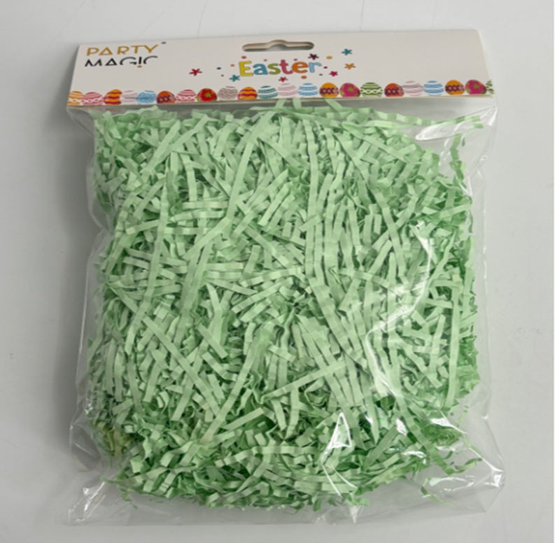 40g Green Easter Grass – Spring Green Basket Filler for Natural Easter Styling