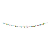 1.5m Decorated Eggs Garland – Pre-Strung Easter Ornament Chain for Wall & Tree Decor