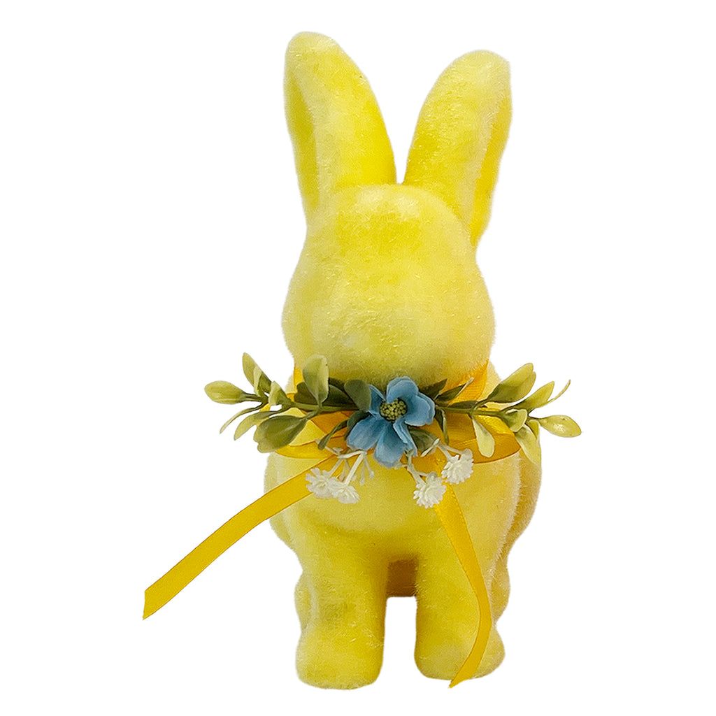 Yellow Bunny Decoration 15x9x19.5cm – Cheerful Easter Figurine for Spring Home & Tabletop