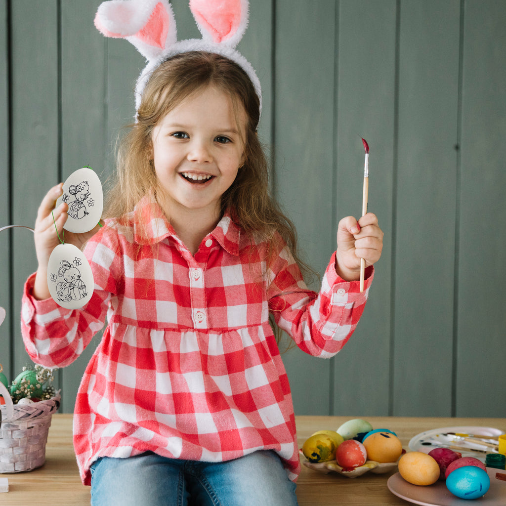 Easter Eggs Painting Set – 2-Pack DIY Craft Kit for Kids’ Easter Egg Decorating