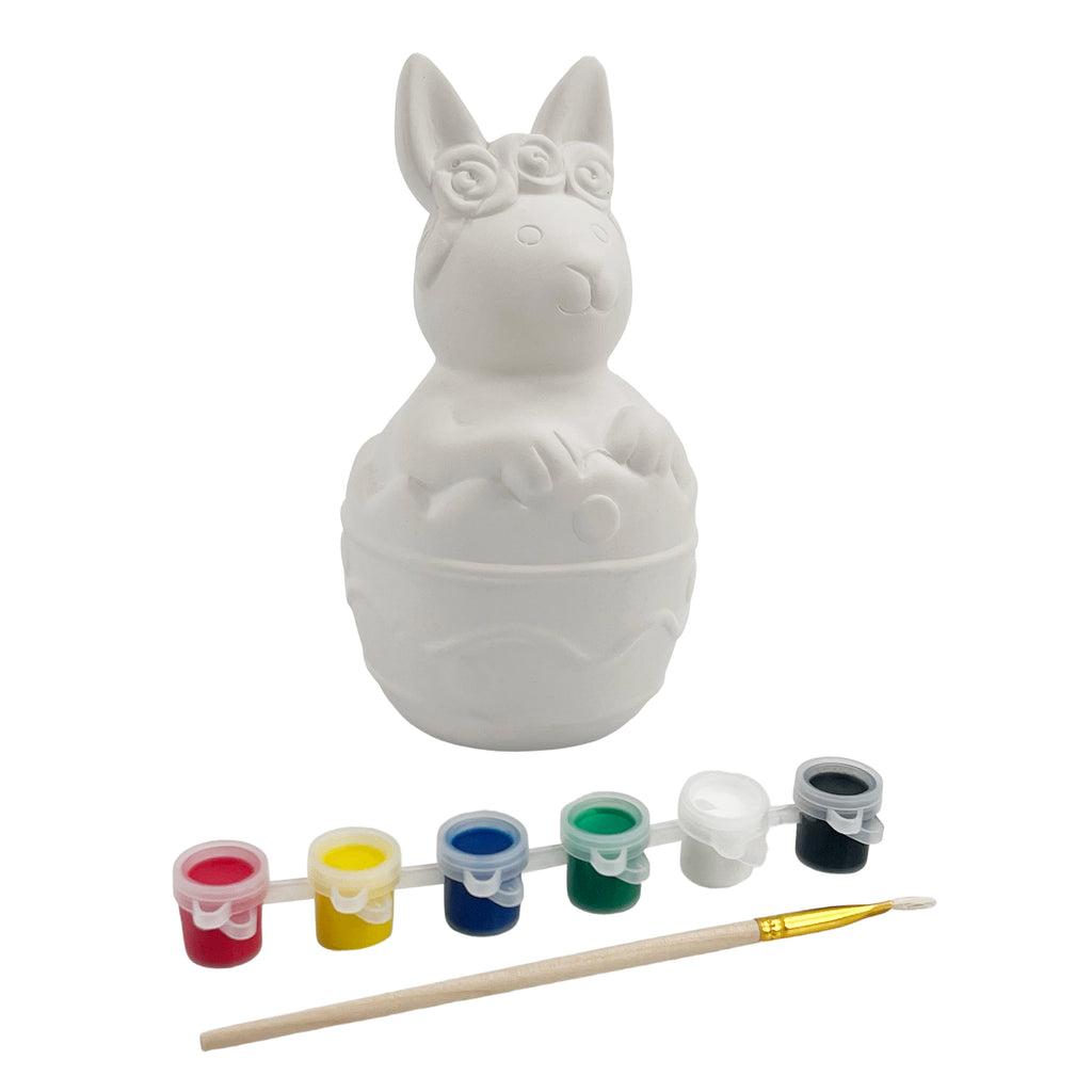 Easter Bunny Painting Set – DIY Craft Kit for Kids to Paint Their Own Bunny Figurine