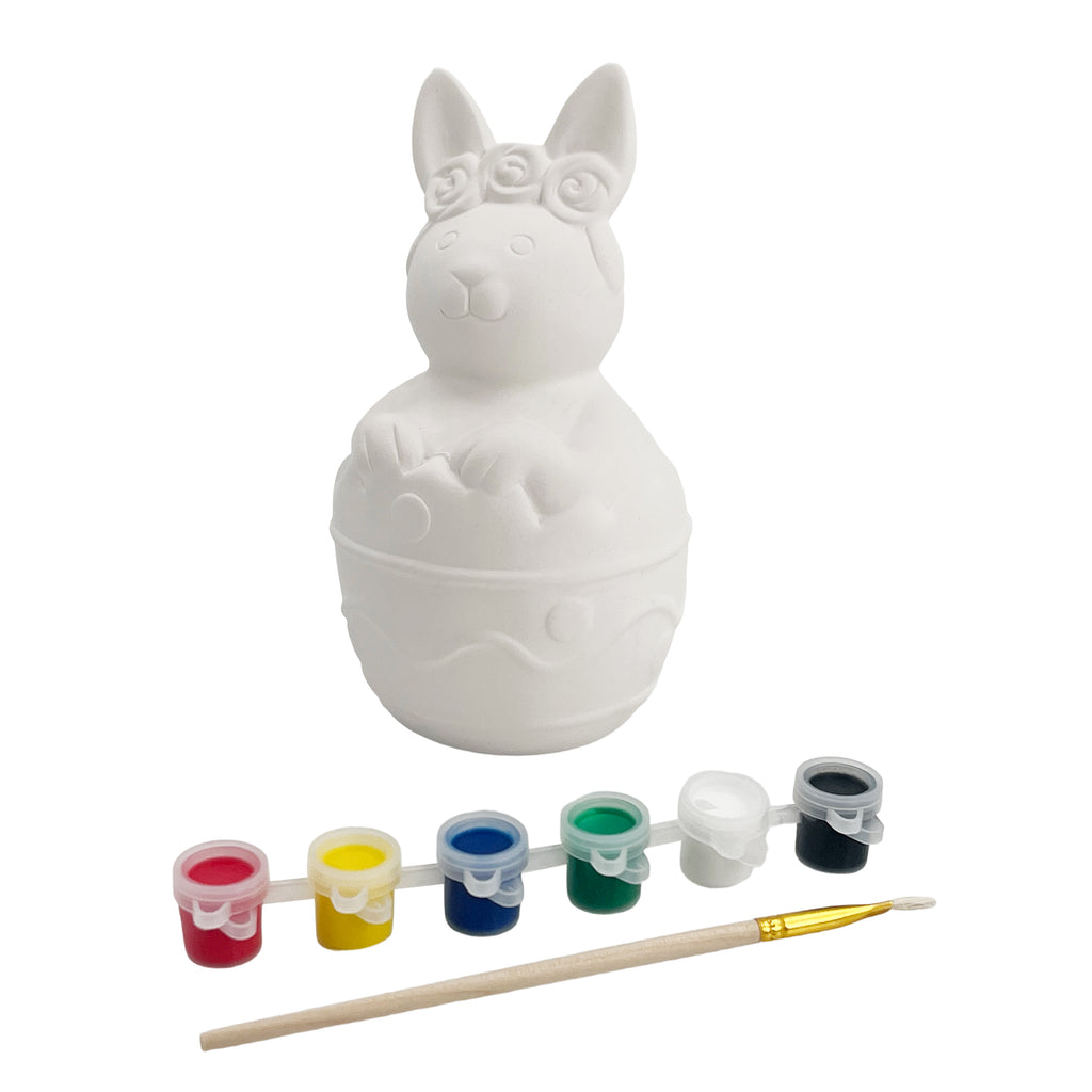 Easter Bunny Painting Set – DIY Craft Kit for Kids to Paint Their Own Bunny Figurine