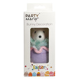 Small Bunny Decoration 8x8x16.5cm – Mini Easter Figurine for Tabletop & Shelf Accents