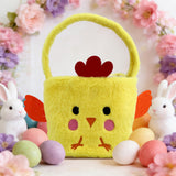 Chick Plush Bag 20x20x35cm – Soft Yellow Easter Tote for Egg Hunts & Party Favors