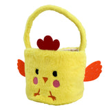 Chick Plush Bag 20x20x35cm – Soft Yellow Easter Tote for Egg Hunts & Party Favors